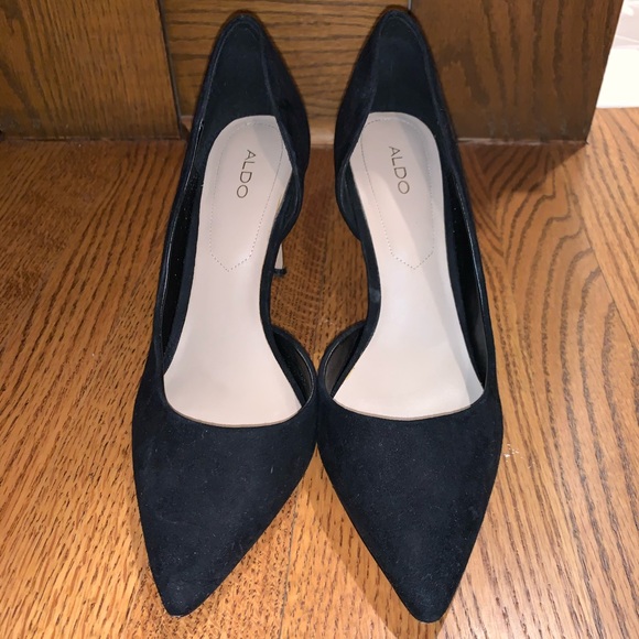 Aldo black pointed heels - Picture 1 of 3